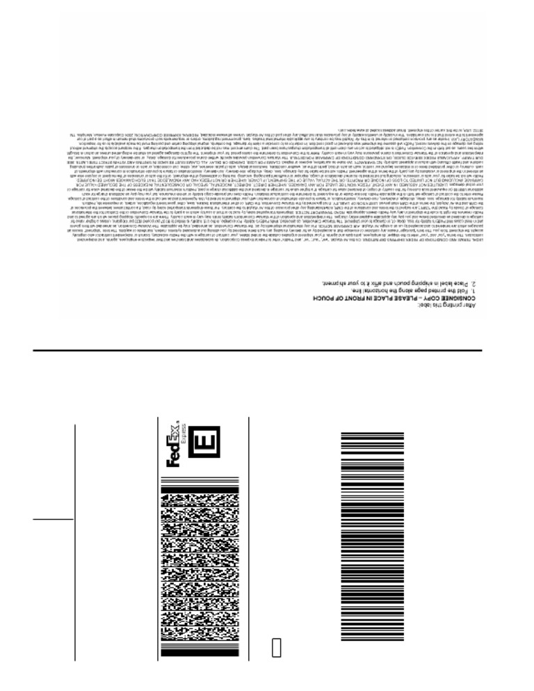 FedEx Shipping Label | PDF