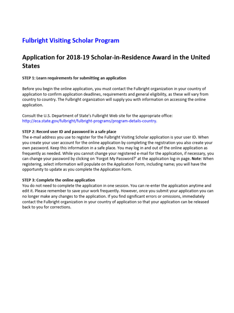 S I R Application Instructions | PDF