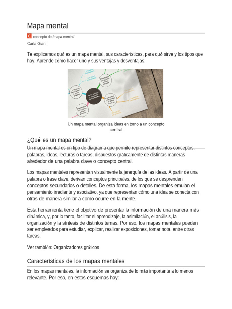Mapa Mental - 1 | PDF