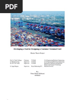 Designing A Container Terminal Yard