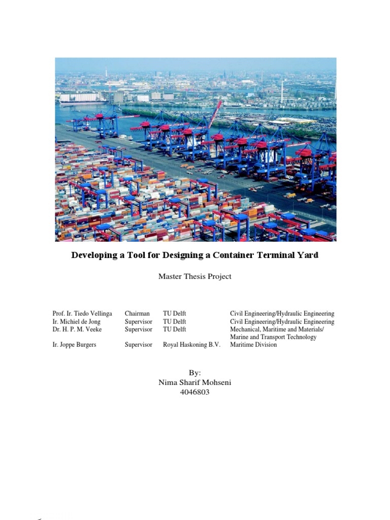 Container Terminal Design Tool Development | PDF | Containerization ...