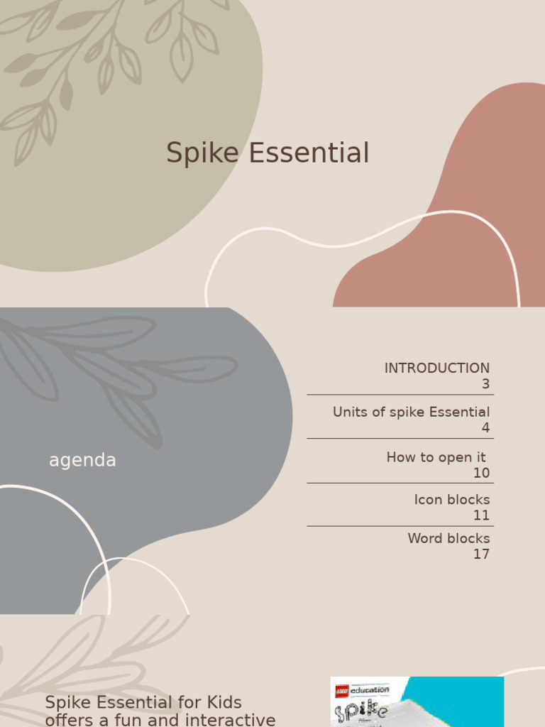 Spike Essential: Interactive Learning for Kids | PDF | Variable ...
