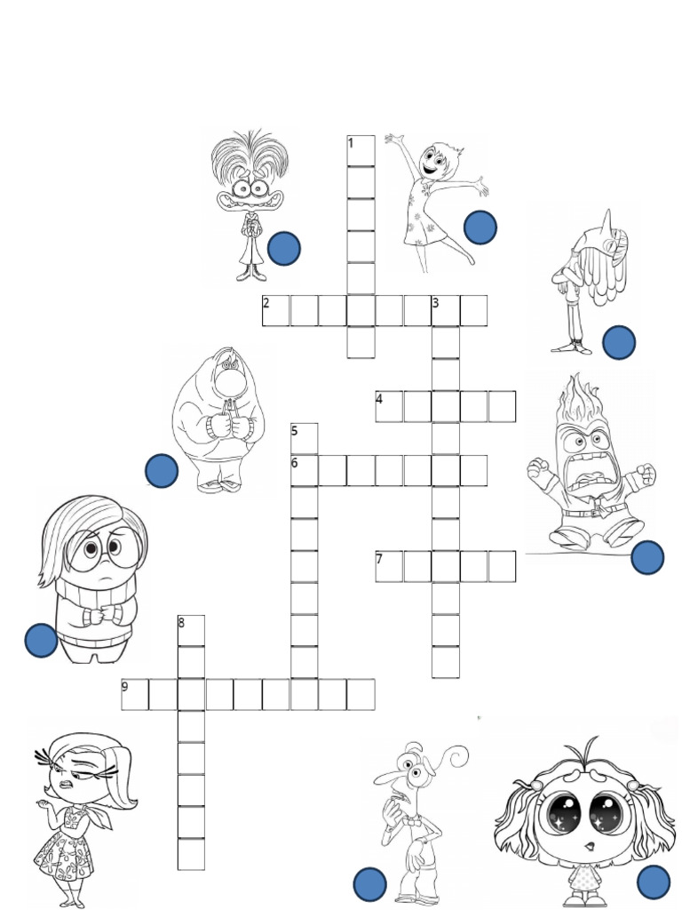 Crucigrama de Emociones para Niños | PDF