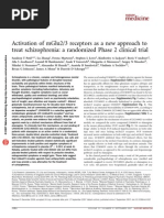 Sandeep T Patil Et Al - Activation of Mglu2/3 Receptors As A New Approach To Treat Schizophrenia: A Randomized Phase 2 Clinical Trial