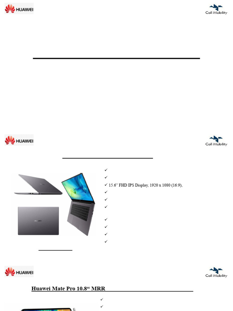 Huawei Brand Products | PDF | Computer Engineering | Games & Activities