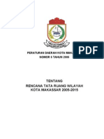 Download Perda No 62006 tentang RTRW Makassar by Mirsyad Husain SN77605957 doc pdf