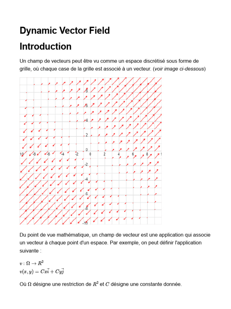 Dynamic Vector Field | PDF