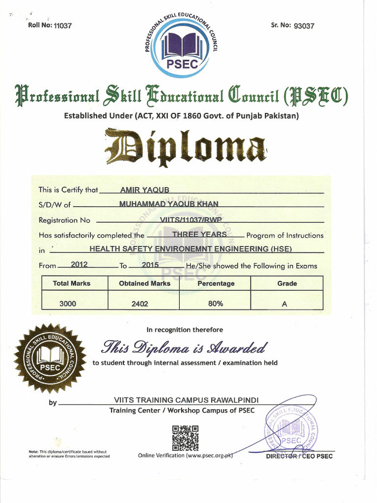 Diploma | PDF