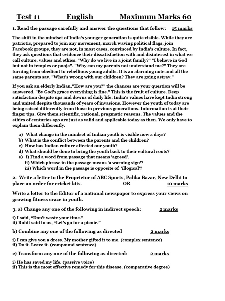 Test 11 | PDF