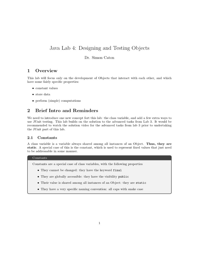 Lab 4 PDF | PDF