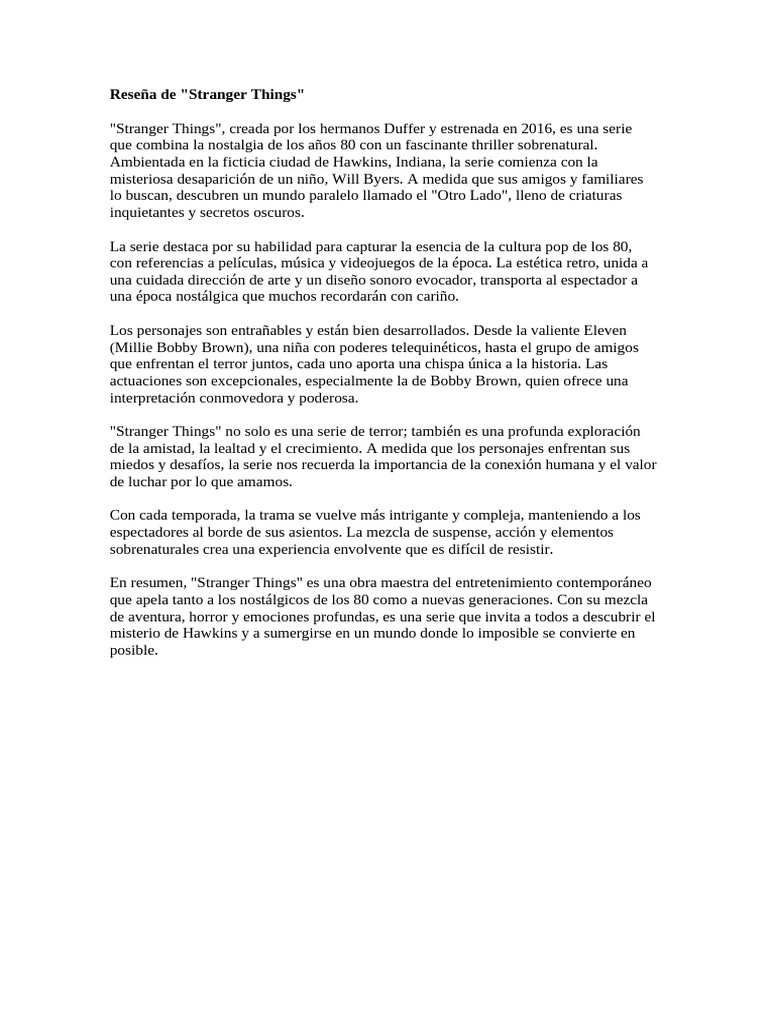 Reseña de ST | PDF