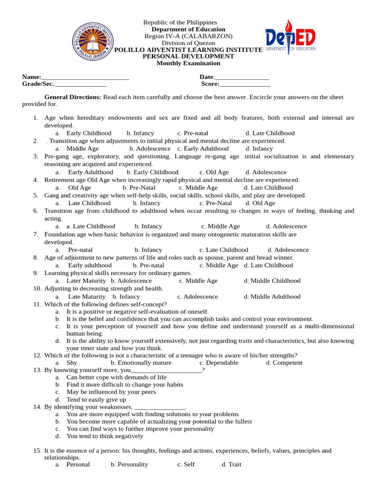 PERDEV Monthly | PDF