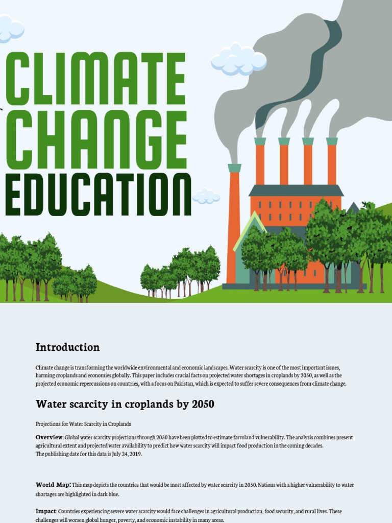 Climate Change Education | PDF