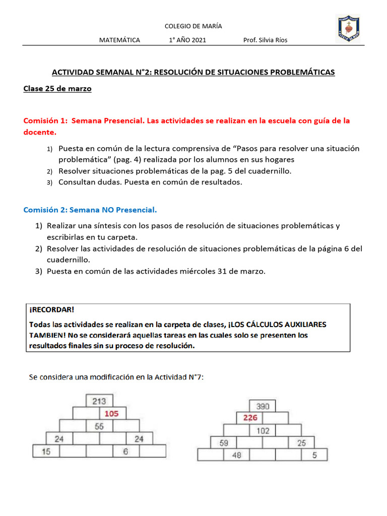 Resolución de Situaciones Problemáticas | PDF