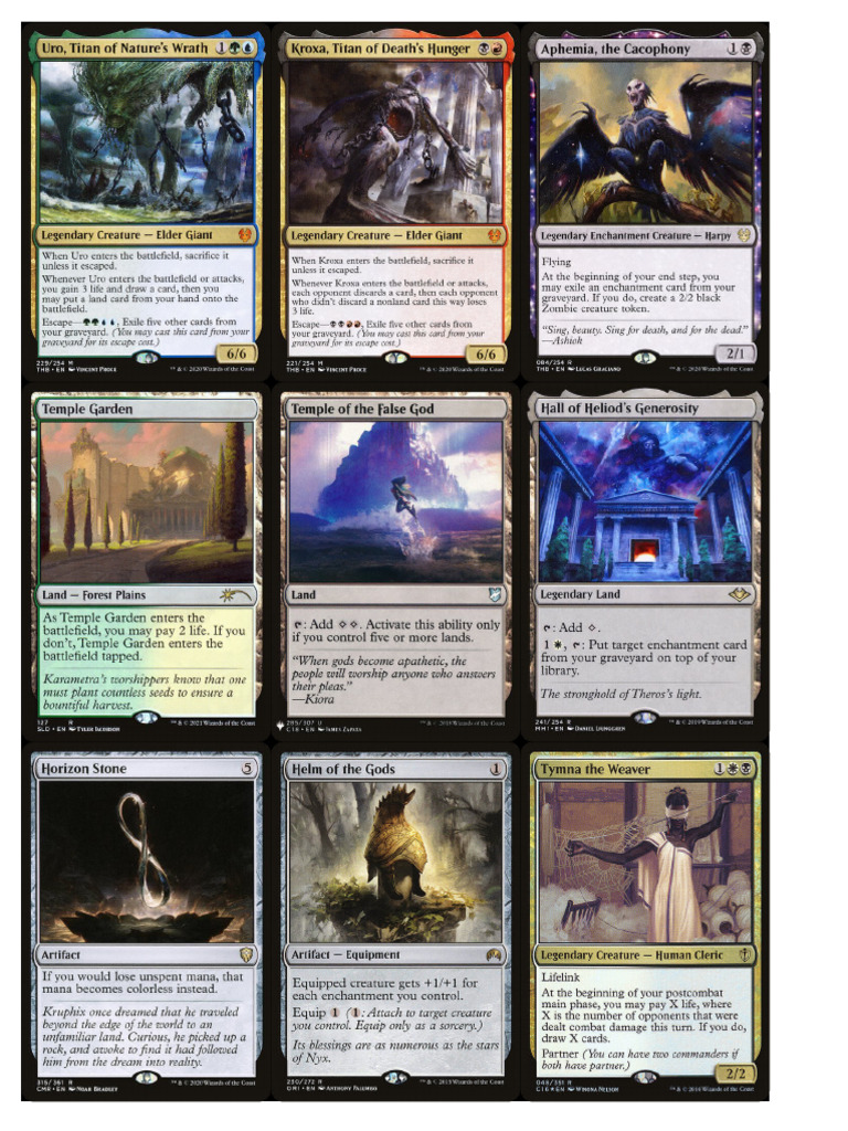 Theros Setting Cards | PDF