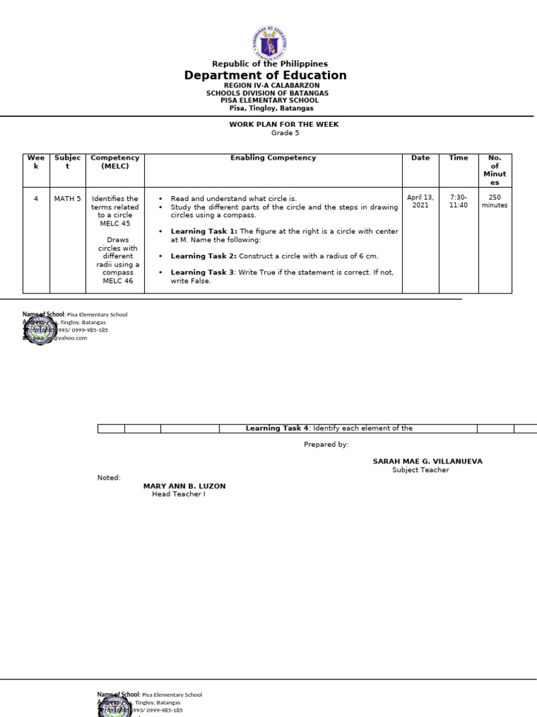 Week 4 Wp Math 5 Pdf