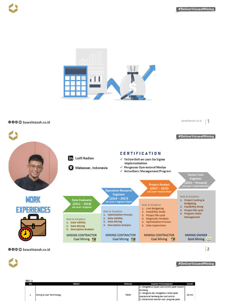 Cost Control in Mining Industry | PDF | Mining | Heavy Industry