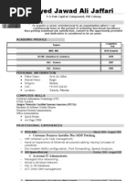 Syed Jawad Ali SEO IT Resume Cv