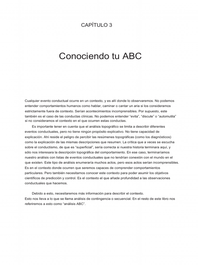 The abcs of human behavior behavioral principles for the practicing