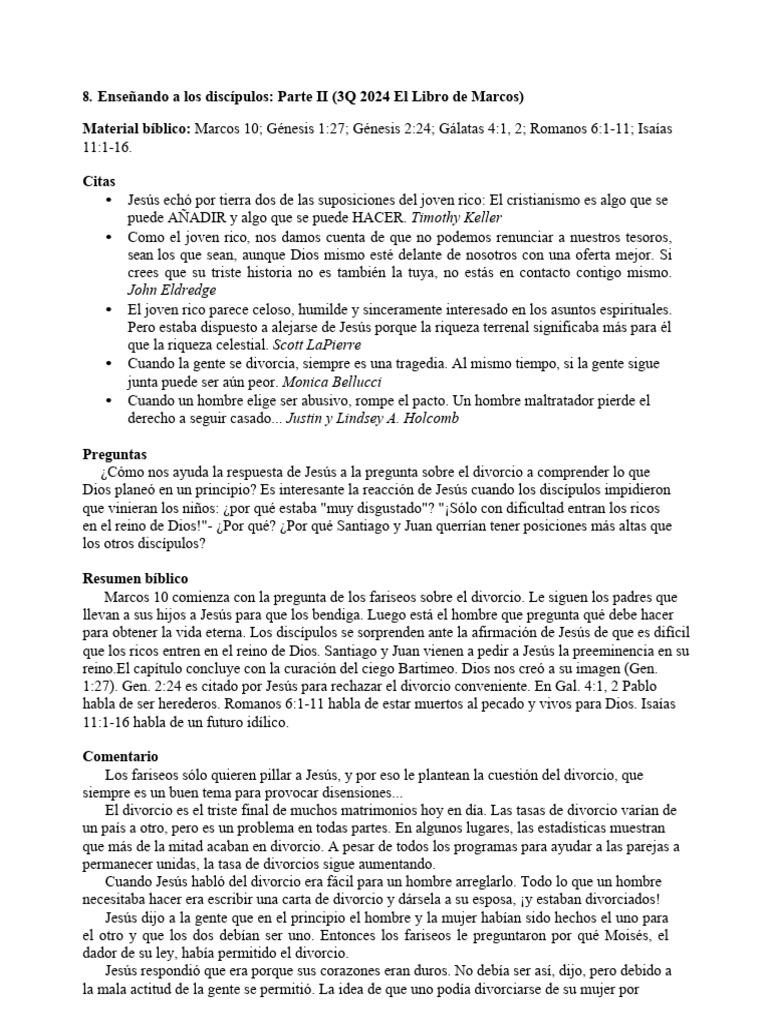 8 ense ando a los disc pulos parte ii 3q 2024 e pdf jes s