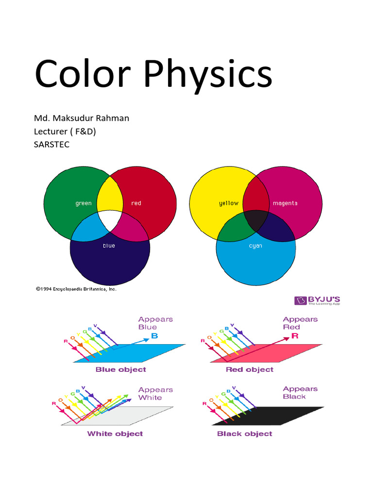 1.color Physics | PDF
