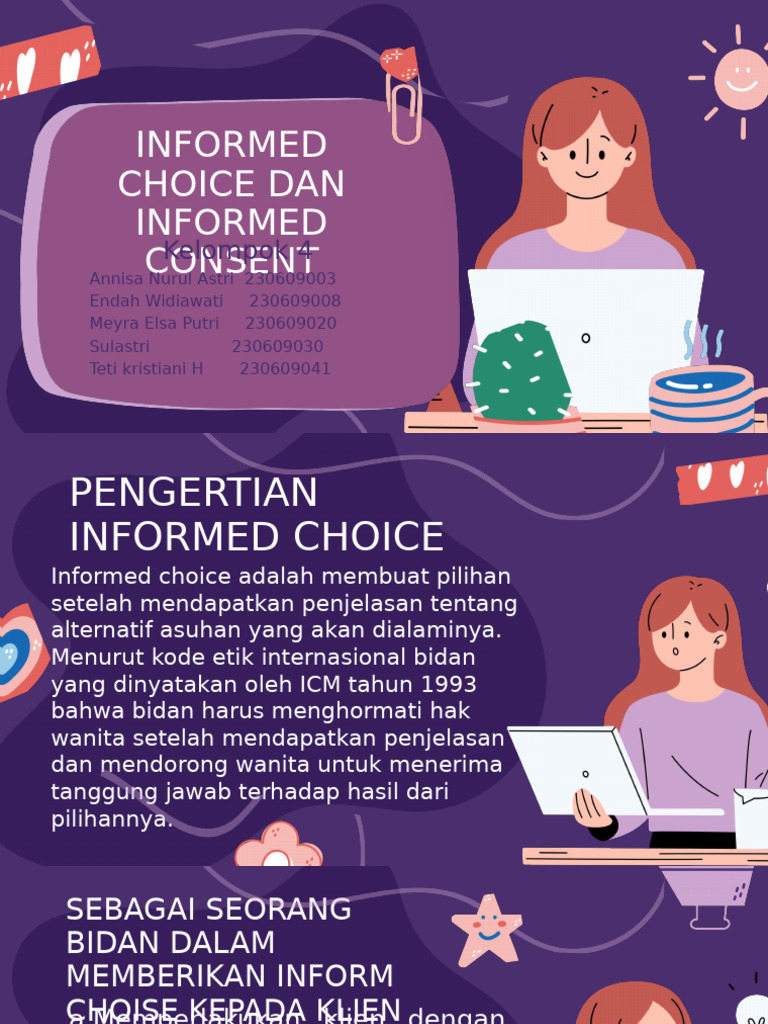 Informed Choice dan Consent dalam Kebidanan | PDF