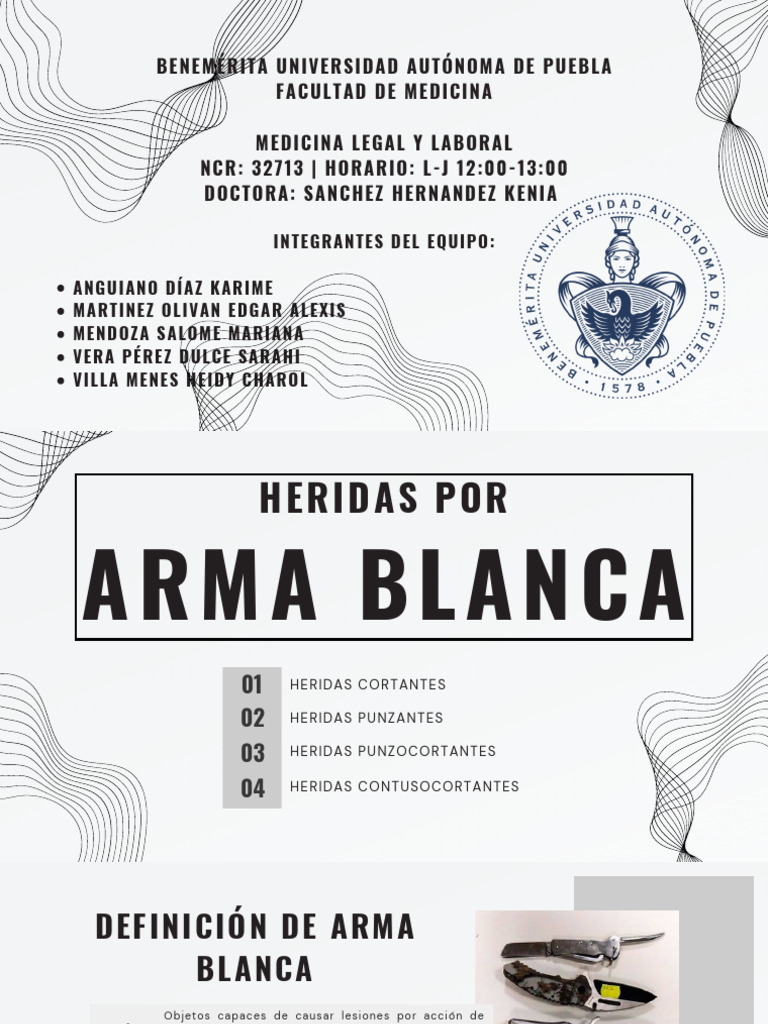 Heridas Por Arma Blanca | PDF