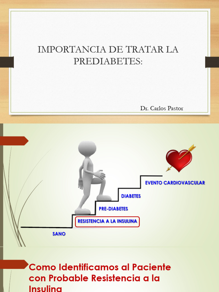 Importancia de Tratar Prediabetes 8 Jun 2022 | PDF