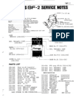 Boss BF-2 Service Notes