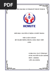 ĐÊ TÀI HỆ THỐNG PHUN XĂNG TRỰC TIẾP GDI