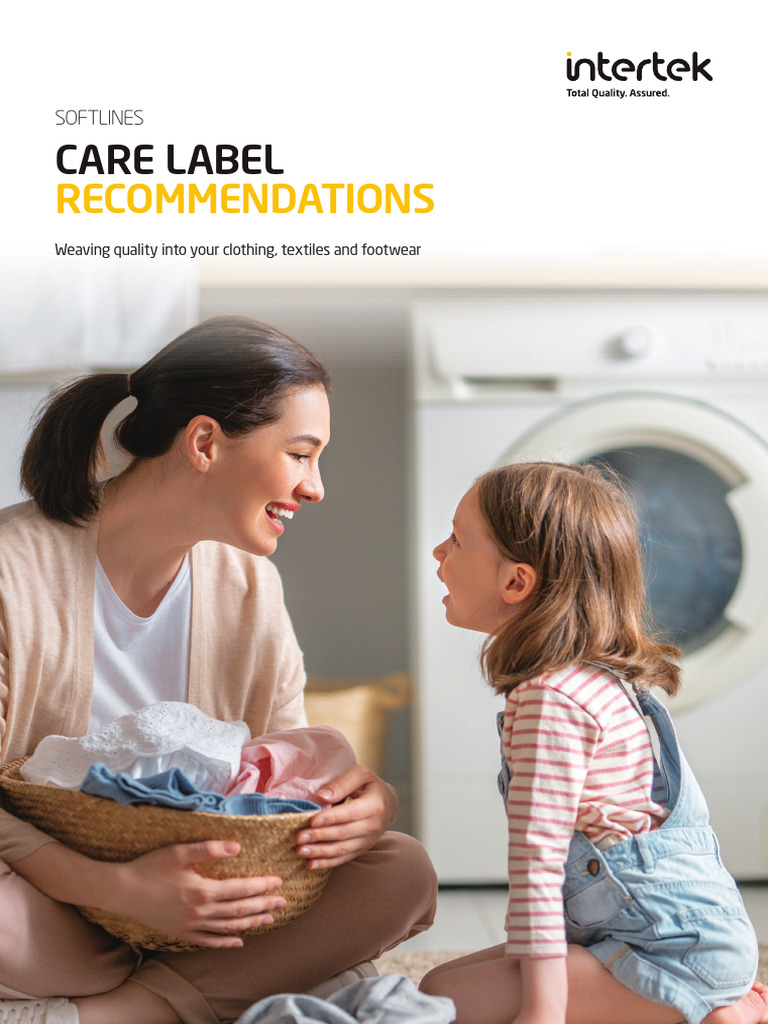 Care Label Recommendations Brochure | PDF | Textiles | Secondary Sector ...