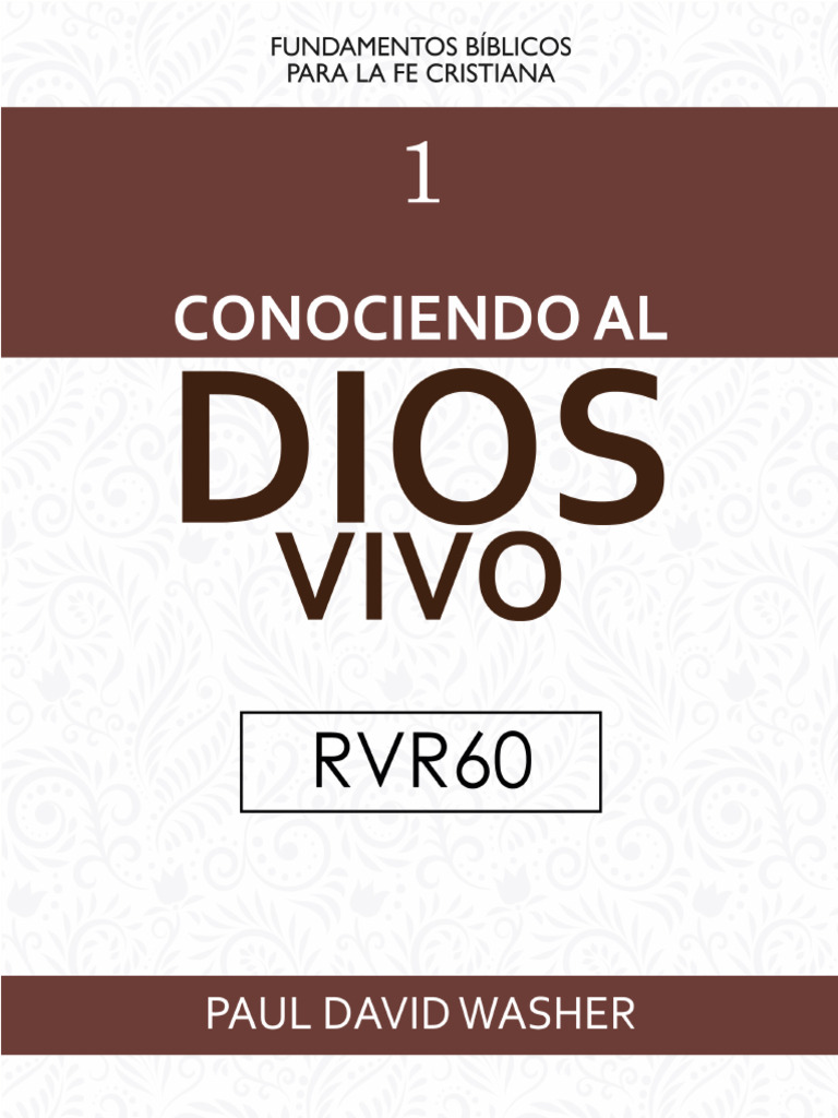 Conociendo A Dios | PDF
