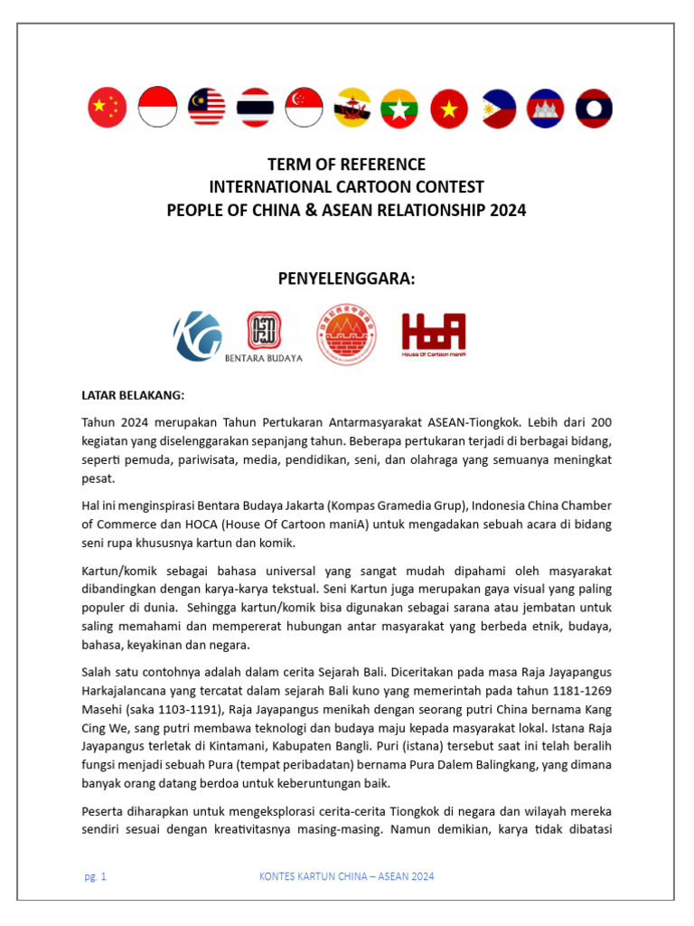 Term of Reference Indonesia Ver | PDF