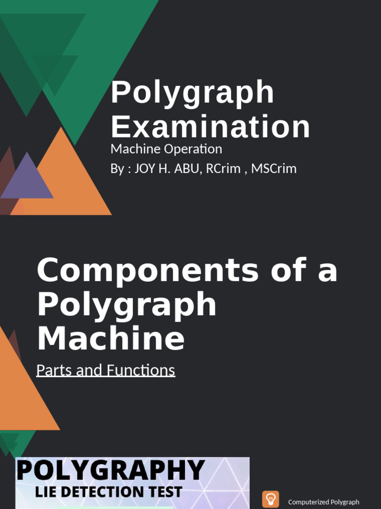Polygraph Lecture Semis | PDF