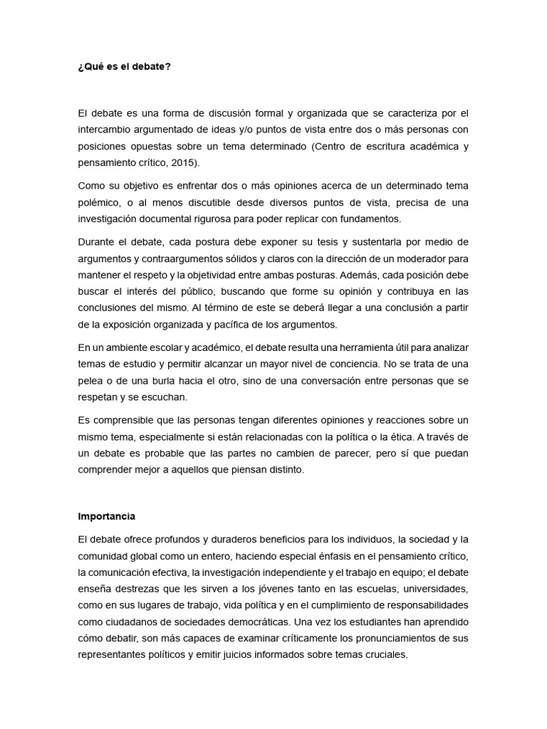 Material Debate | PDF
