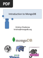 Introduction to MongoDB Presentation