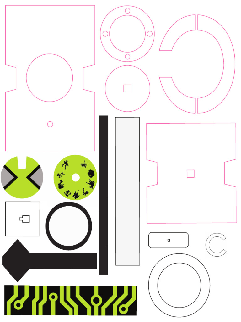 Ben 10 Omnitrix Template PDF