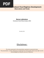 Download Worldwide Petroleum Fiscal Regimes Development Observations and Trends by Benny Lubiantara SN77613576 doc pdf