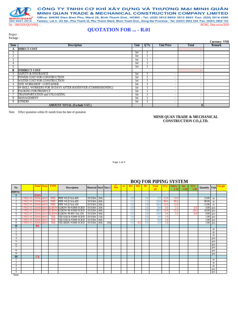Form Piping - R1 200217 | PDF