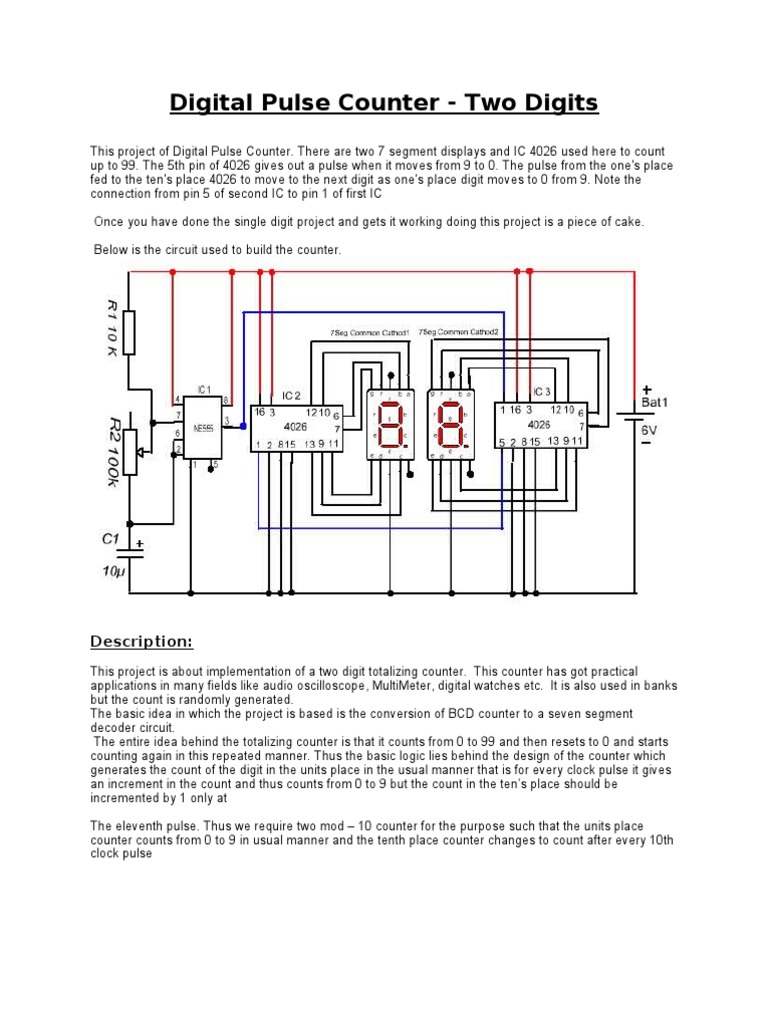 Design Mod 10 Asynchronous Counter