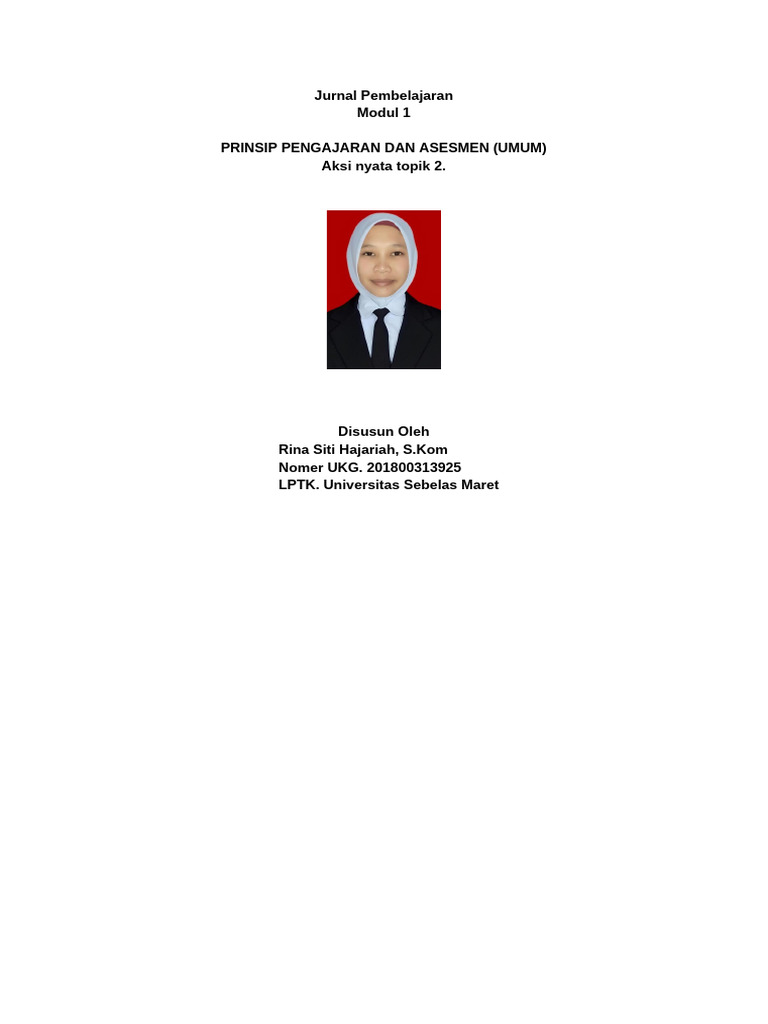 Jurnal 1 Pembelajaran Diferensiasi | PDF