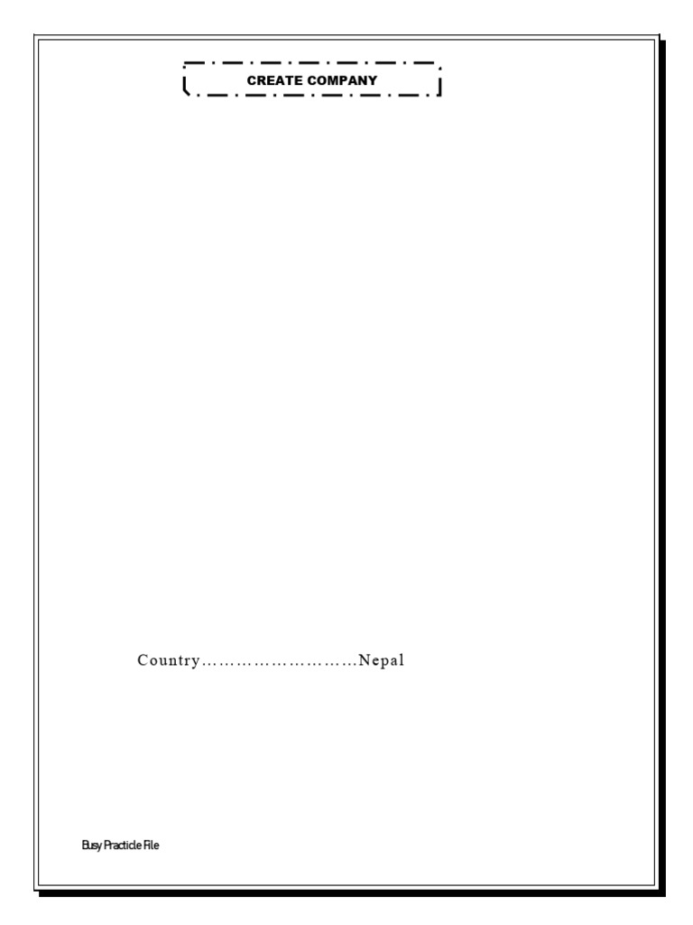 Busy Practicle Note | PDF