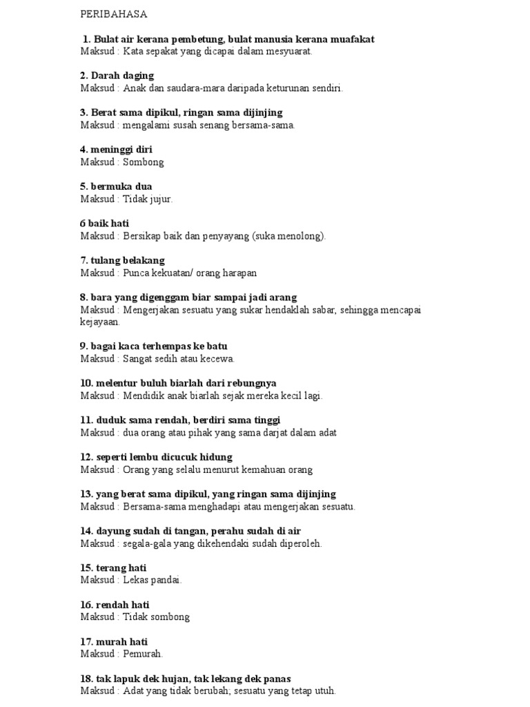 Peribahasa Pdf