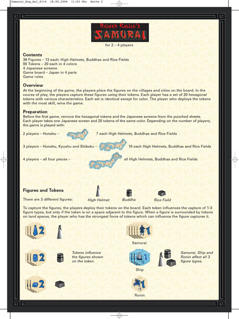 Samurai Rules | PDF