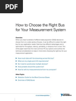 How To Choose The Right Bus For Your Measurement System