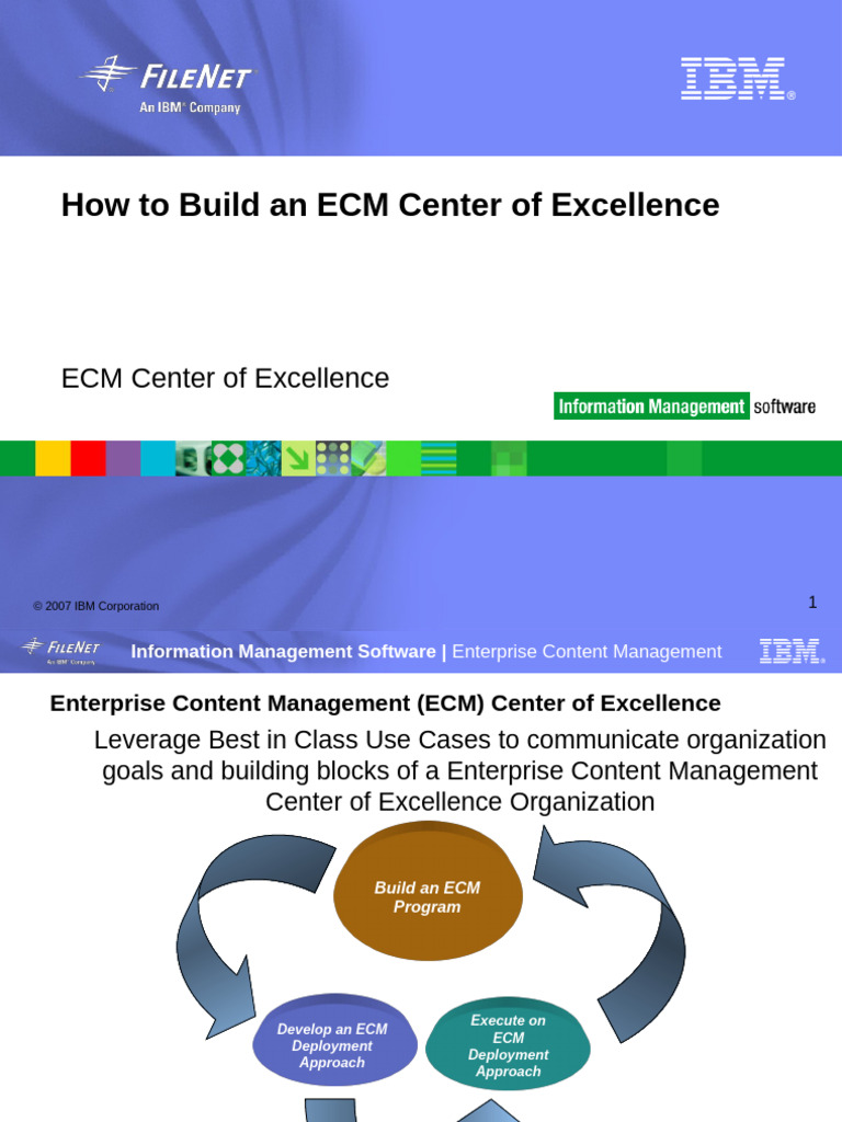 ECM CenterOfExcellene | PDF