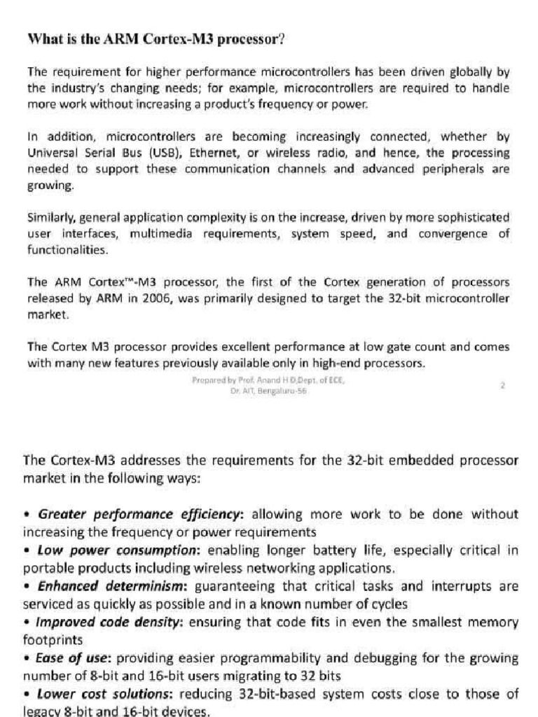 ARM Cortex | PDF