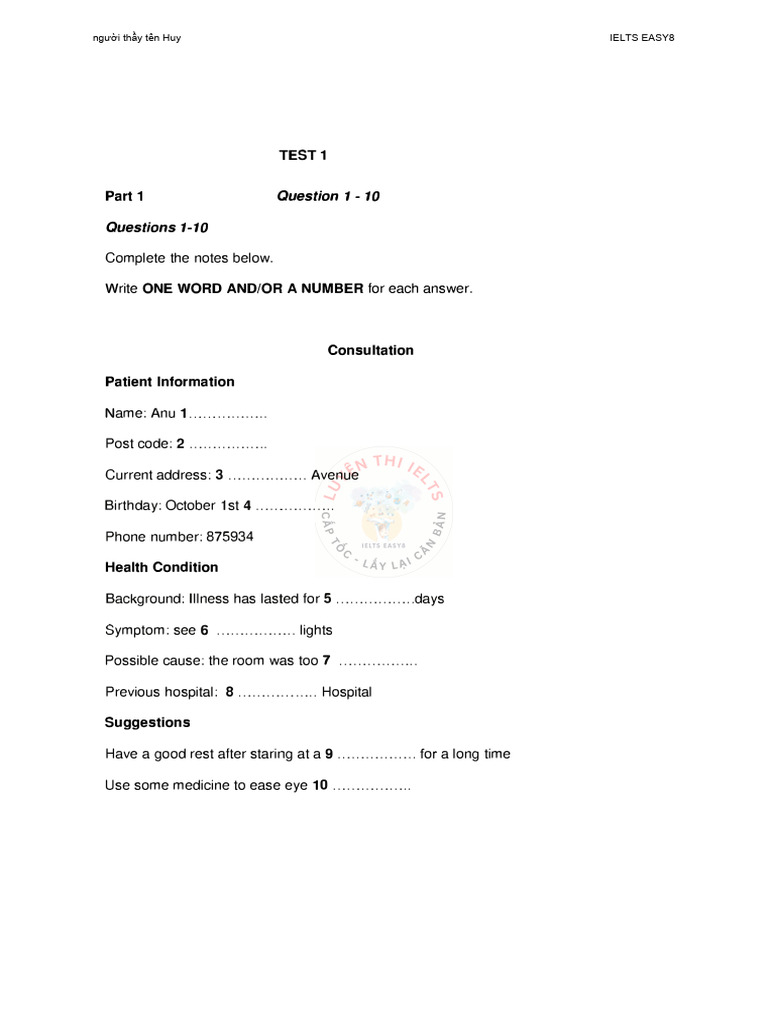 Test 1 | PDF