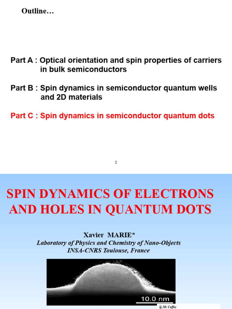 Lecture Spin XM 2 | PDF
