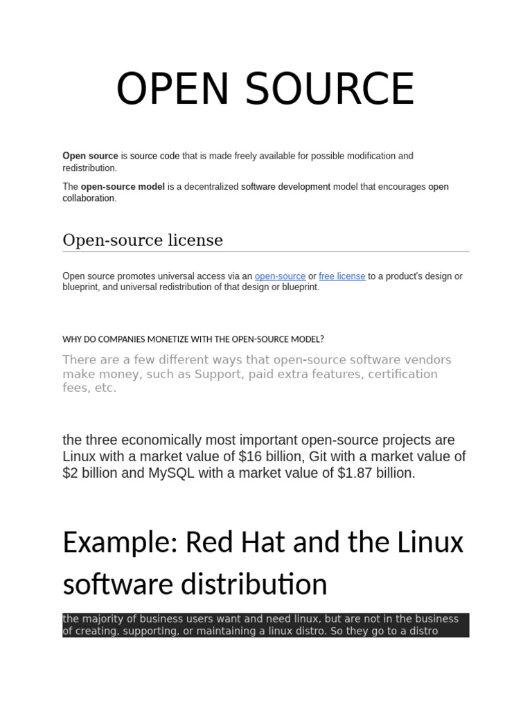 OPEN SOURCE Word | PDF